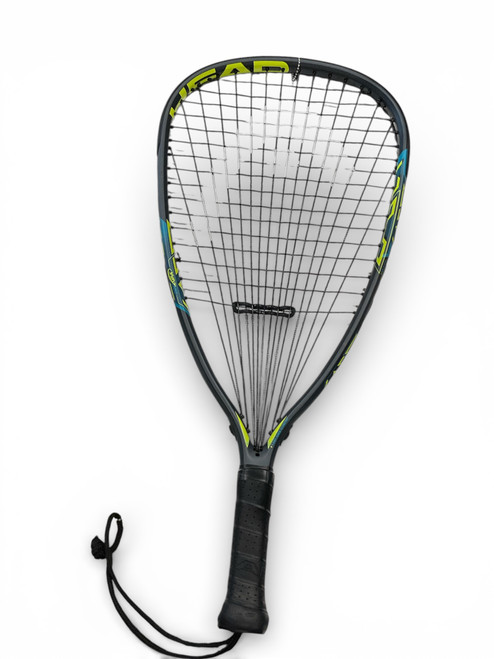 Vist Large View of Product Image Which is Used Head LAZER Adult Racquetball Racquet Black 3 3/8"