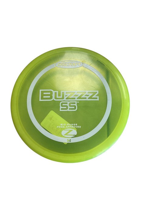 Vist Large View of Product Image Which is Used Discraft BUZZZ SS Disc Golf Putter Green