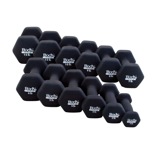 Vist Large View of Product Image Which is New BODY SPORT NEOPRENE DUMBBELL 10LB