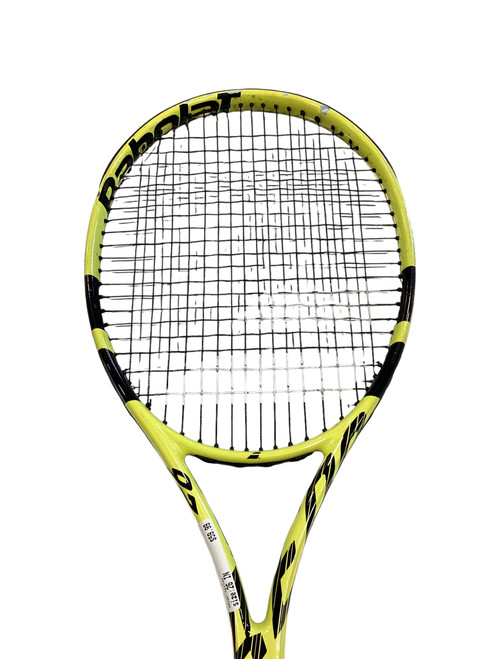 Vist Large View of Product Image Which is Used Babolat AERO JR 26 Junior Tennis Racquet Yellow 26"