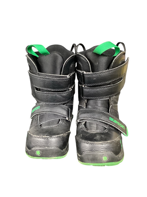 Vist Large View of Product Image Which is Used BURTON Progression Boys Snowboard Boots Green Junior 01
