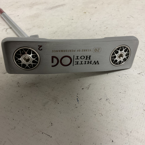 Vist Large View of Product Image Which is Used Odyssey WHITE HOT OG 2 Mens Putter RH 35" 11855-S000175386