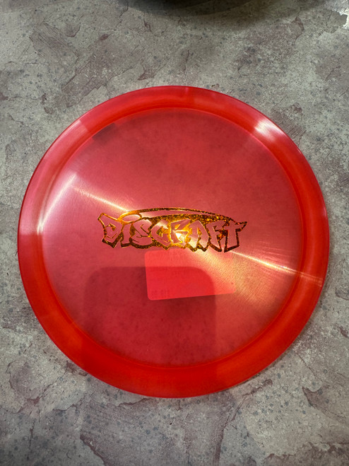 Vist Large View of Product Image Which is Used Discraft RAPTOR Disc Golf Driver Red