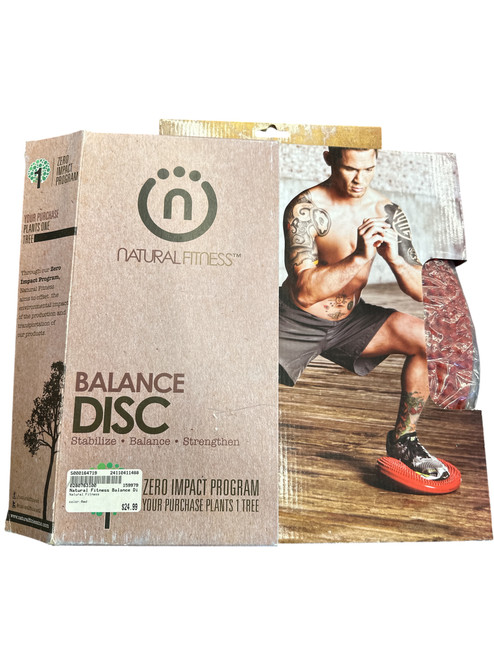 Vist Large View of Product Image Which is Used Natural Fitness Balance Board Red