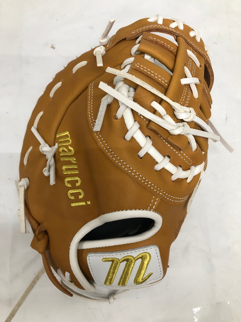 Vist Large View of Product Image Which is Used Marucci MFGOX37S1FP BB/SB First Base RH Throw Brown 12 1/2"
