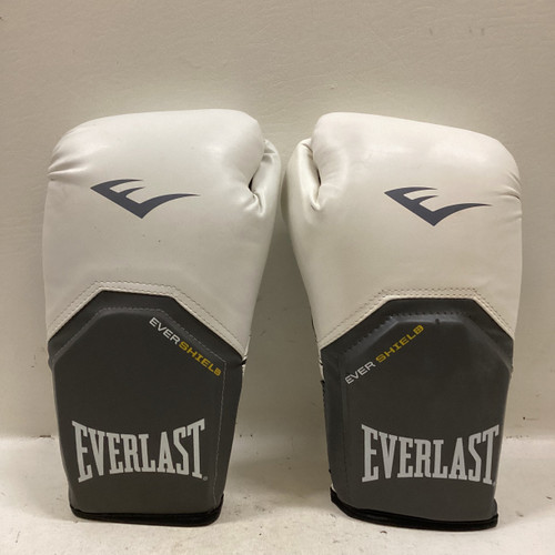 Used Everlast Boxing Gloves White LG 11725-S000477096