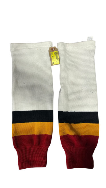 Vist Large View of Product Image Which is Used Hockey Sock Orange And White 20"