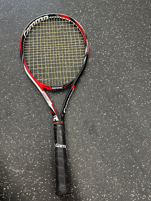 Vist Large View of Product Image Which is Used Gearbox RZR Adult Tennis Racquet Red 4"