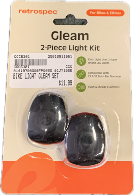 New BIKE LIGHT GLEAM SET