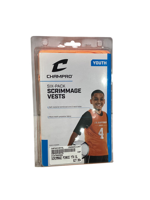 Vist Large View of Product Image Which is New SCRIMMAGE PINNIE YTH XL