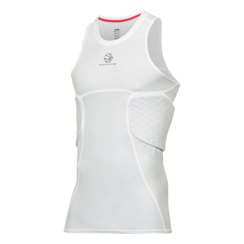 Vist Large View of Product Image Which is New Hex Basketball Tank 3-pad White Large