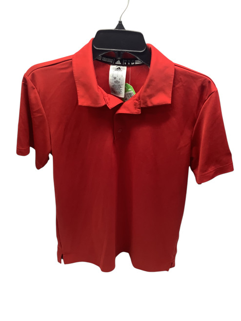 Vist Large View of Product Image Which is Used Adidas RED GOLF POLO S.S. Golf Shirt M Red SM