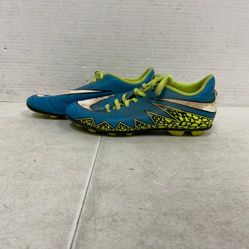 Used Nike HYPERVENOM Soccer Cleats Royal Blue Junior 02.5 11762-S000055868