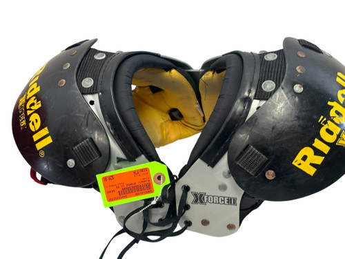 Vist Large View of Product Image Which is Used Riddell XFORCE II Football Shoulder Pads Black XS 40lb 10-11" 11731-S000126358