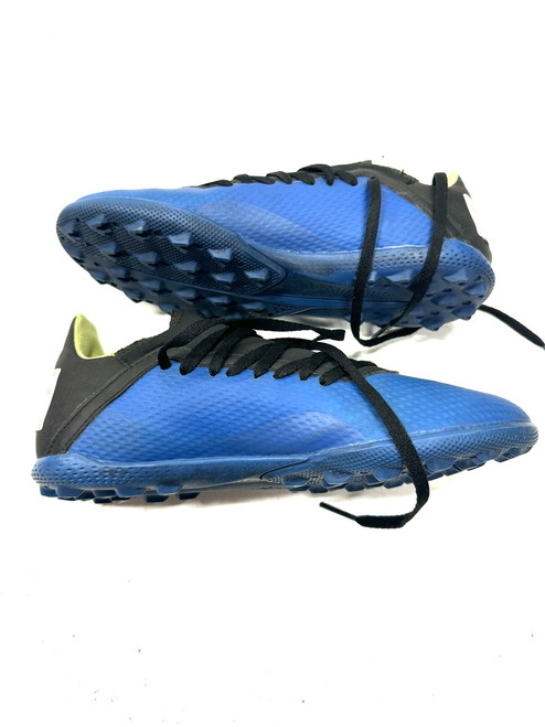 Vist Large View of Product Image Which is Used Adidas Soccer Turf Shoes Royal Blue Junior 04