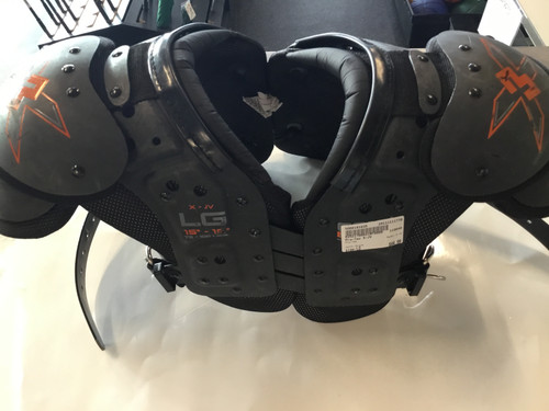 Vist Large View of Product Image Which is Used Pro-Tec X-JV FB Shoulder Pads Black LG 11779-S000191835