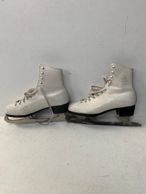 Vist Large View of Product Image Which is Used DAOUST WomensFigure Skate White Senior 4