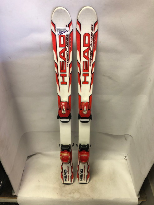 Used Head SUPER SHAPE Boys DH Ski/Binding Red 107 cm 11897-S000143670