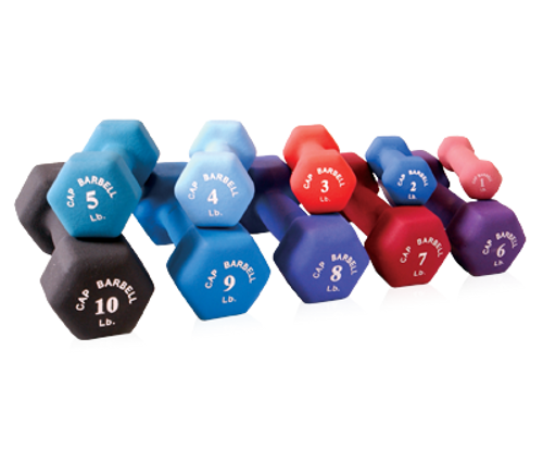 Vist Large View of Product Image Which is CAP NEOPRENE DUMBBELL 3LB