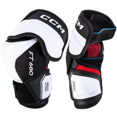 Vist Large View of Product Image Which is New CCM JETSPEED 680 ELBOW PAD Senior Elbow Pads None LG