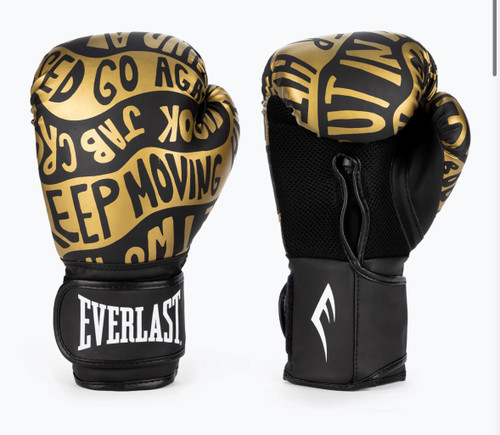 Vist Large View of Product Image Which is New SPARK TRN GLV 16OZ BLK/GLD MOTIVATE