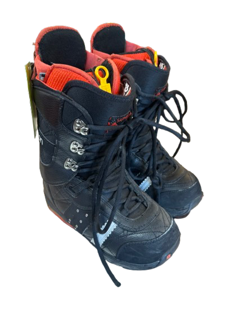 Used Burton SAPPHIRE Boys Snowboard Boots Black Senior 7 11853-S000116152