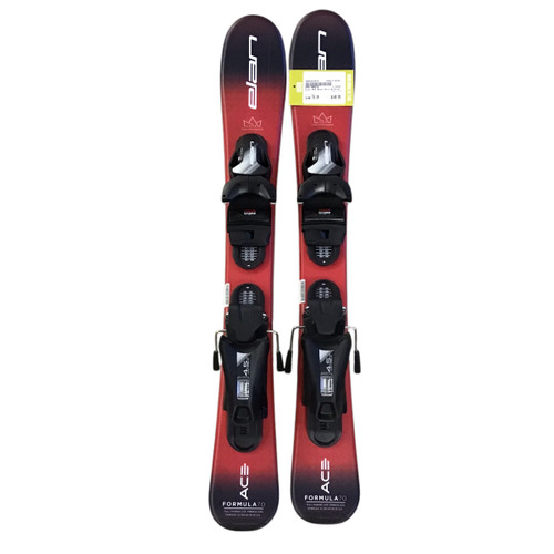 Vist Large View of Product Image Which is Used Fischer RC4 RACE Boys DH Ski/Binding Black 100 cm