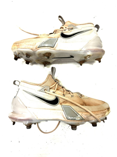 Vist Large View of Product Image Which is Used Nike .TROUT METAL BB/SB Cleats White Senior 10.5 11860-C000282409