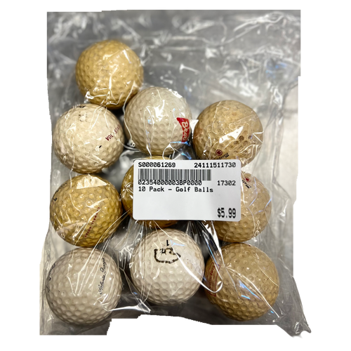 Vist Large View of Product Image Which is Used 10 Pack - Golf Balls