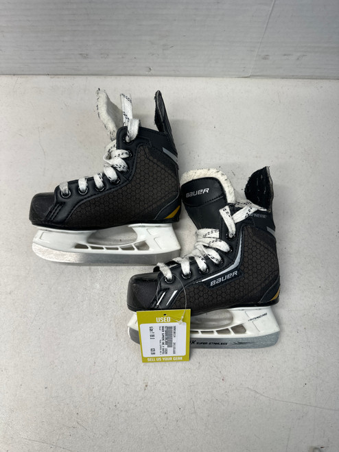 Vist Large View of Product Image Which is Used Bauer SUPREME ONE.4 Youth Hockey Skate Youth 09.0