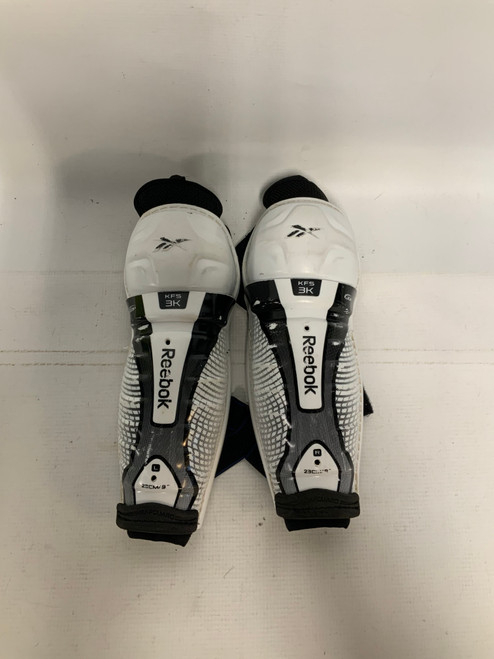 Used Reebok 3K Junior Shin Guards White 9" 11823-S000027996