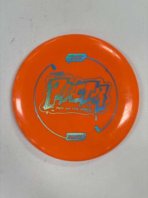 Vist Large View of Product Image Which is Used FINISH LINE JAMES PROCTOR Disc Golf Mid Range Orange
