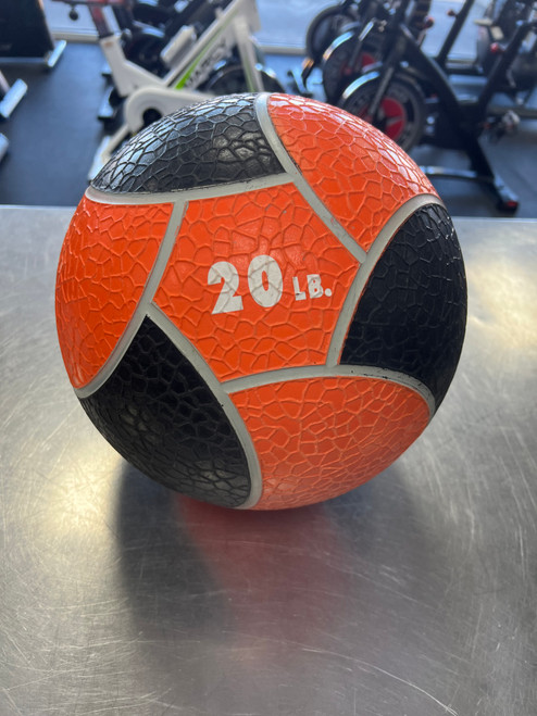 Vist Large View of Product Image Which is Used 20lb Medicine  Ball