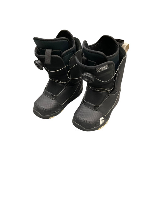 Used Nidecker MICRON Boys Snowboard Boots Black Youth 13.0 11733-S000179803