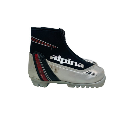 Vist Large View of Product Image Which is Used Alpina Boys NNN XC Ski Boots Black YT-12 11815-S000464458