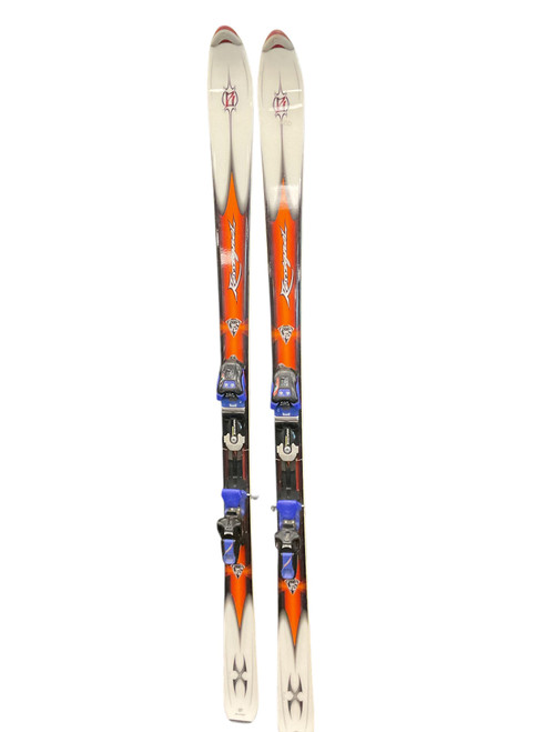 Vist Large View of Product Image Which is Used Rossignol FREERIDE 177 Mens DH Ski/Binding Orange 177 cm