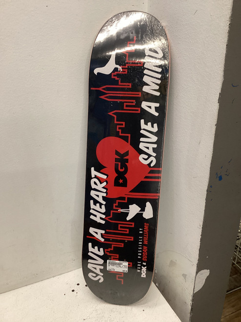  DGK SUSAN WILLIAMS Skateboard Deck Only Black 8" 11443-S000188413