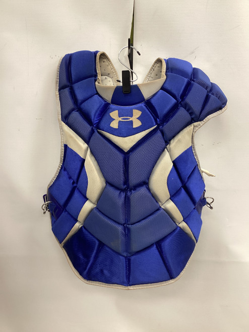 Vist Large View of Product Image Which is Used Under Armour UACP-AP Catchers Chest Protector Royal Blue Adult
