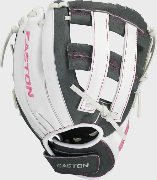 Vist Large View of Product Image Which is New Easton Ghost Flex Youth Fastpitch Glove 10" Left Hand Throw, back view
