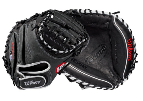 Vist Large View of Product Image Which is New WILSON A1000 CM33 33" CATCHER'S MITT #WTA10RB19CM33