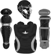 Vist Large View of Product Image Which is New All-Star HEIRESS FP SM Catchers Protective Set Black