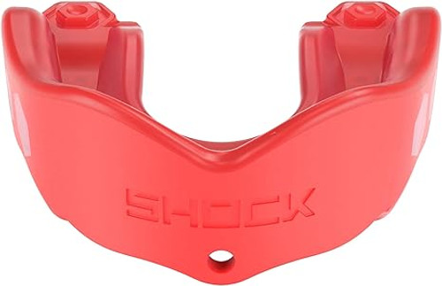(NEW) Shock Doctor Gel Max Adult Red Multi-Sport Mouth Guard 11796-SHD6143A