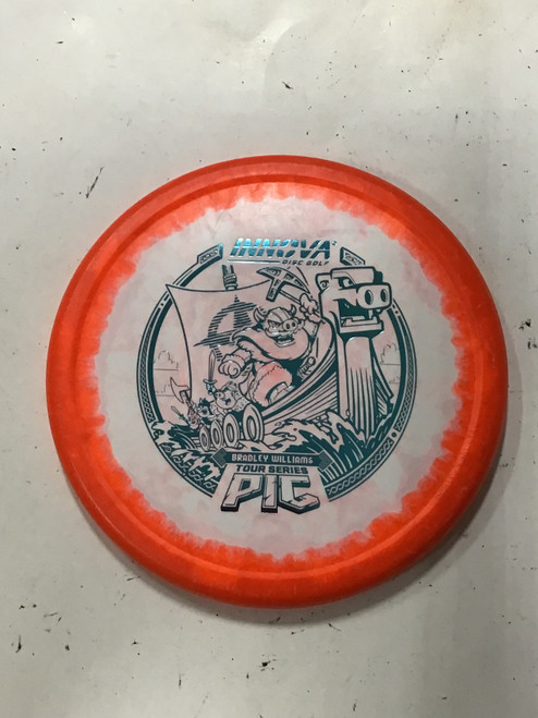 Vist Large View of Product Image Which is New Innova HALO NEXUS PIG Disc Golf Putter Orange 176g