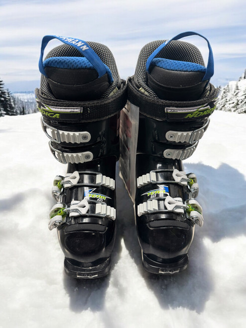 Used Nordica DOBERMANN TEAM 60 Boys DH Ski Boot Black 190 MP - Y12 11774-S000077492