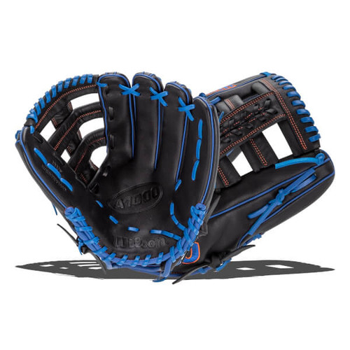 Vist Large View of Product Image Which is New WILSON A1000 12.25" PEDROIA FIT BLACK/ROYAL/ORANGE