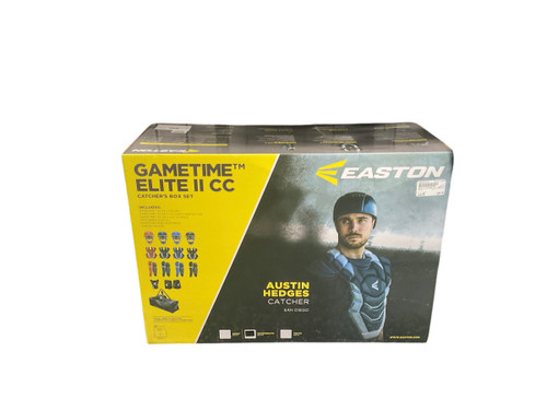 Vist Large View of Product Image Which is Used Easton CATCHER SET Catchers Helmet w/Mask Black MD