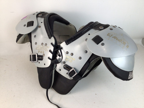 Used All-Star SUNVALCO SP 80 M YTH MD 30-32IN SP FB Shoulder Pads White MD 11752-S000058692