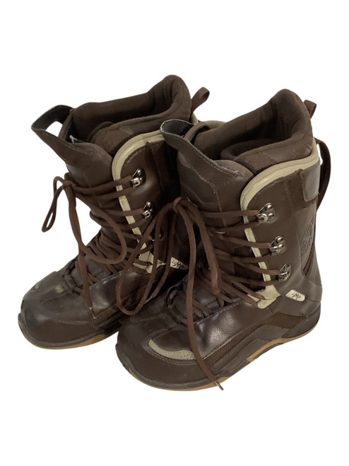 Vist Large View of Product Image Which is Used Lamar BROWN BOOTS Mens Snowboard Boots Brown Senior 7