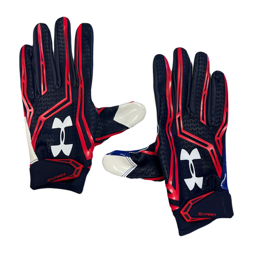 Used Under Armour 1292654 FB Gloves Black LG 11730-S000061365