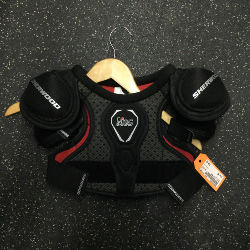 Used Sher-wood M65 Youth Shoulder Pads MD 10589-S000404231
